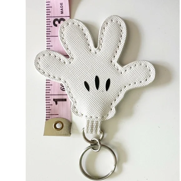 Disney Mickey Mouse Mini Backpack Card Holder Key Ring Bag Charm Black Red NWOT - Picture 10 of 13